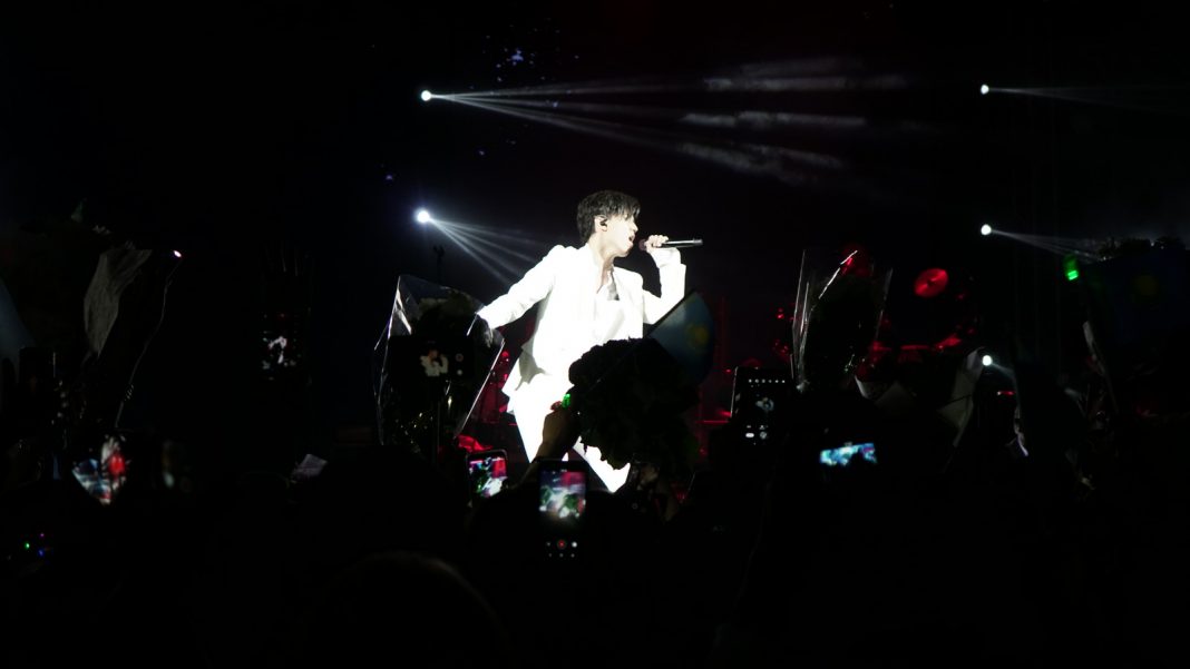 Performance by Dimash Kudaibergen in Ekaterinburg