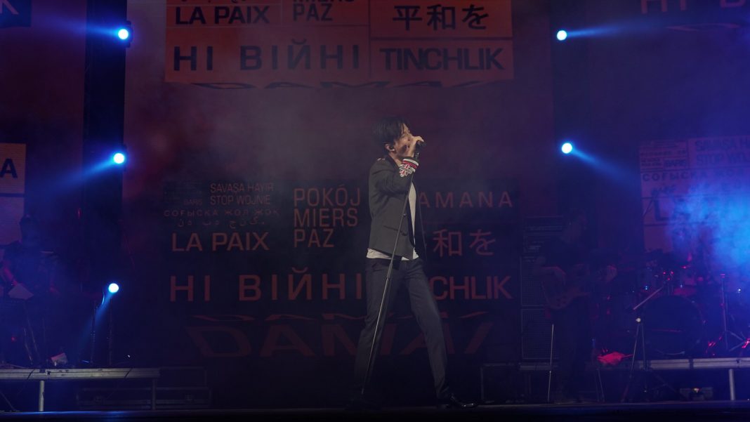 Performance by Dimash Kudaibergen in Ekaterinburg