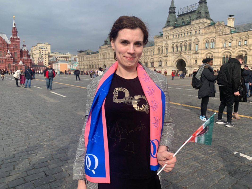 Dimash's fans marched on the Red Square in Moscow