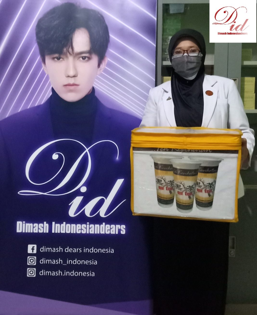 Dimash Indonesian fanclub held the charity event to fight against COVID-19