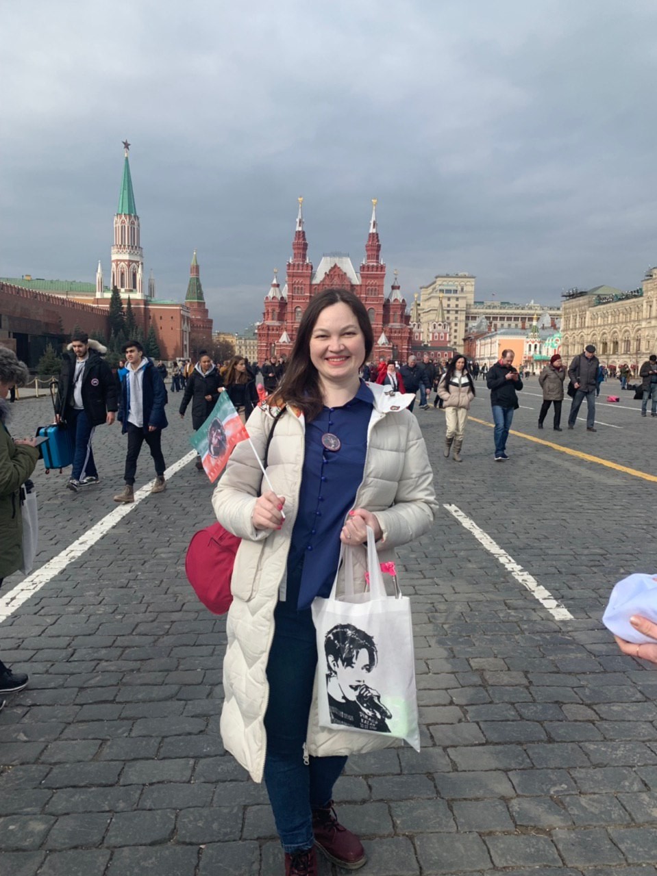 Dimash's fans marched on the Red Square in Moscow