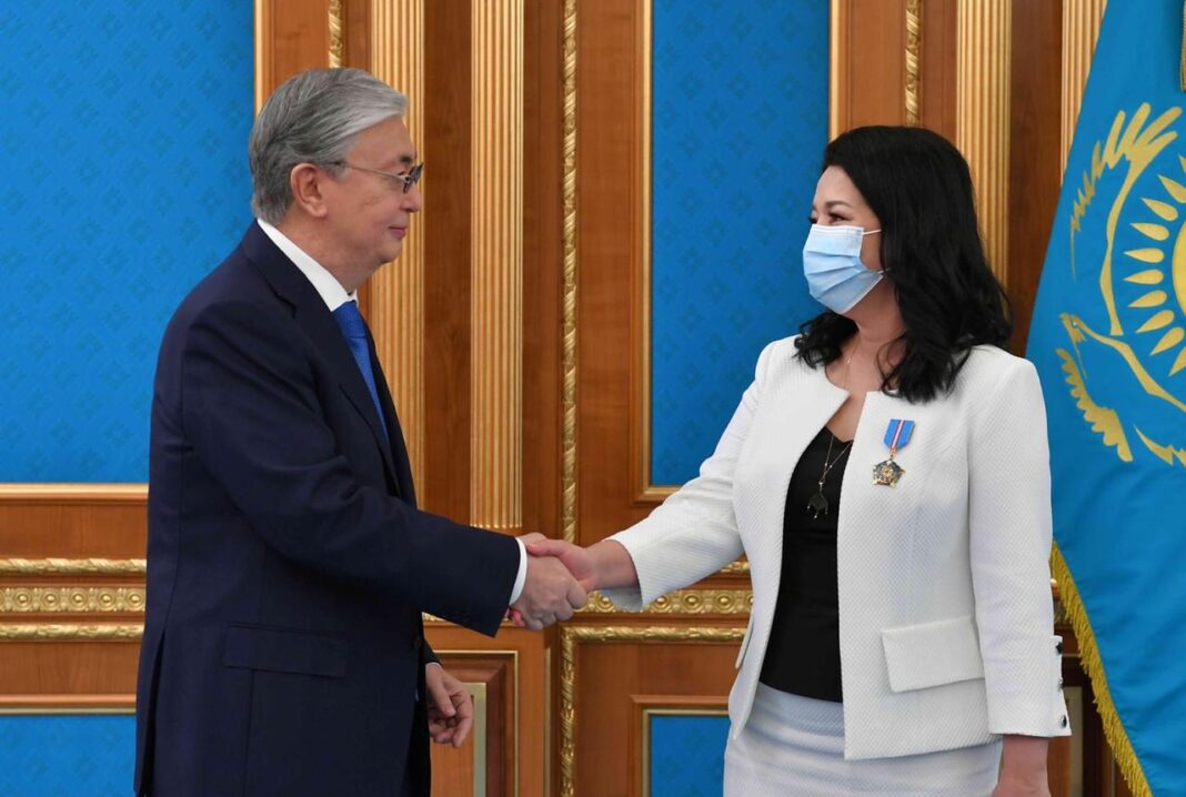 Svetlana Aitbayeva was awarded the Order of Chevalier of “Qurmet"