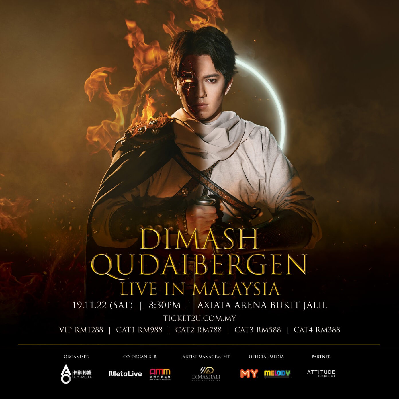 Dimash Qudaibergen will give a solo concert in MalaysiaInformation
