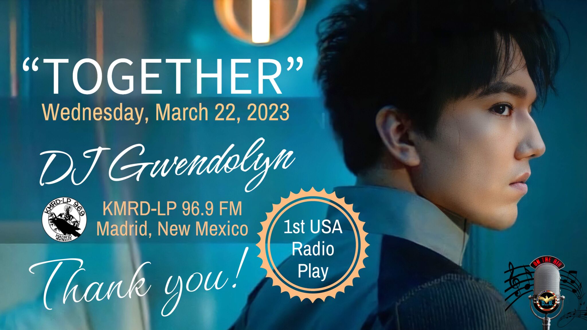 Dimash's new single Together for the first time on USA radioInformation