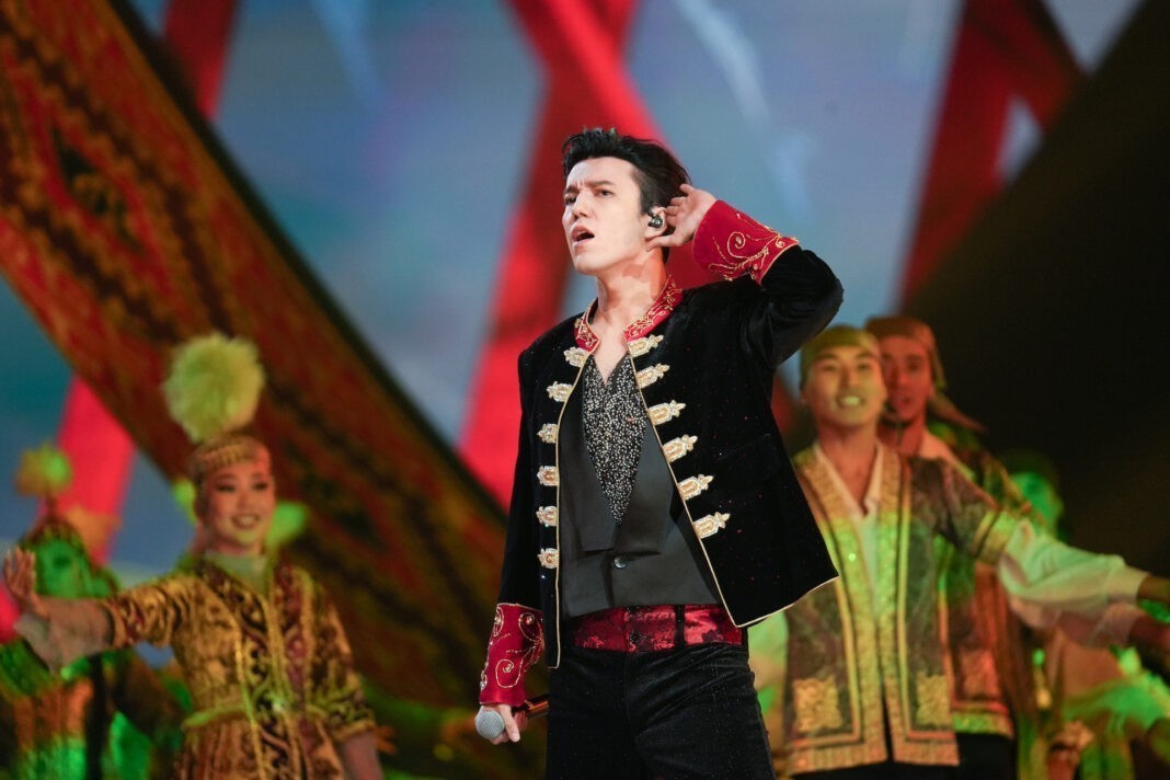 Dimash performed at the opening ceremony of the 5th World Nomad Games in Astana