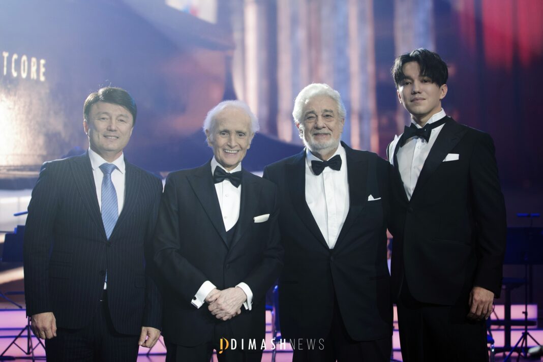 Plácido Domingo, José Carreras, Stjepan Hauser, and Dimash Qudaibergen – A Unique Quartet in Budapest