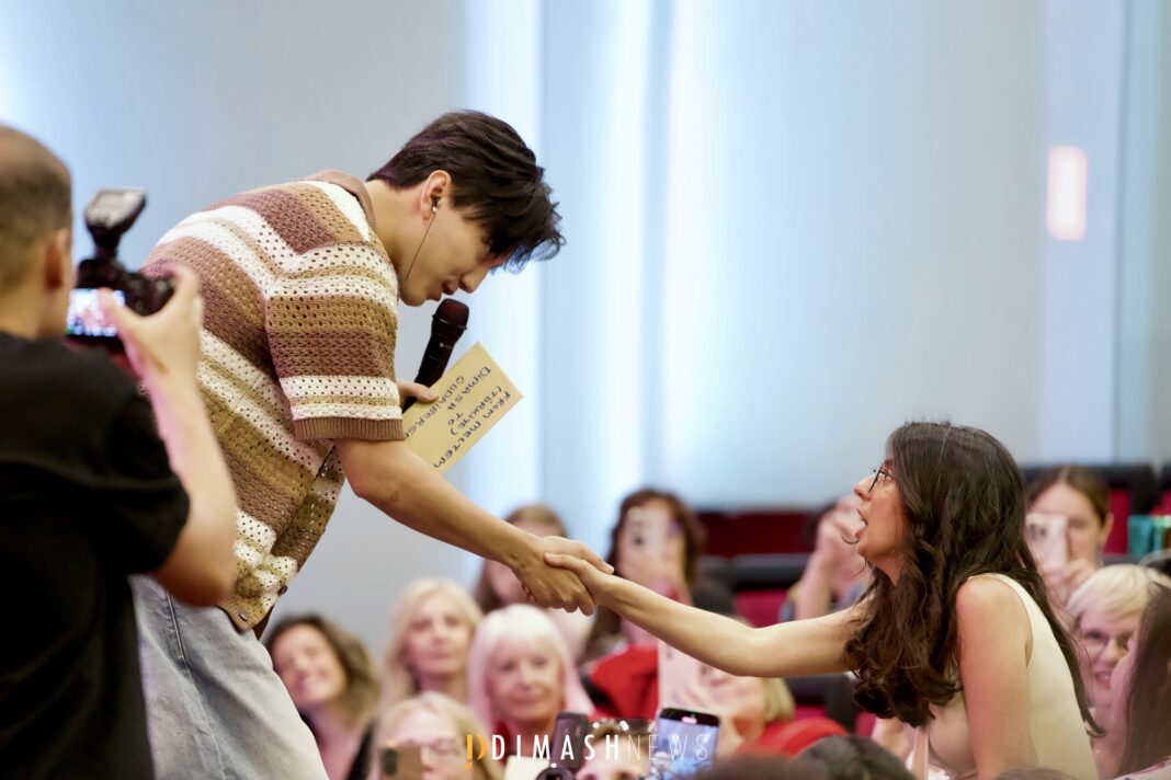 Dimash Holds Press Conference and Fan Meeting in Barcelona