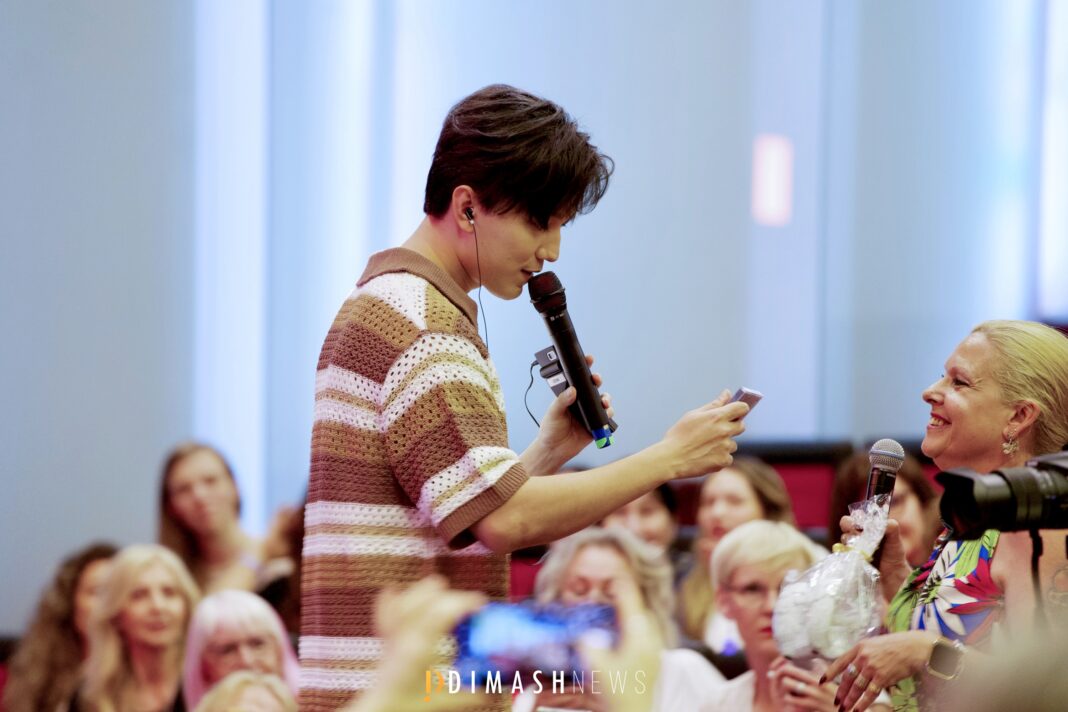Dimash Holds Press Conference and Fan Meeting in Barcelona
