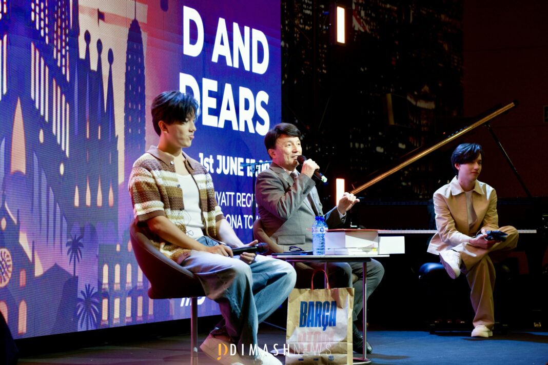 Dimash Holds Press Conference and Fan Meeting in Barcelona
