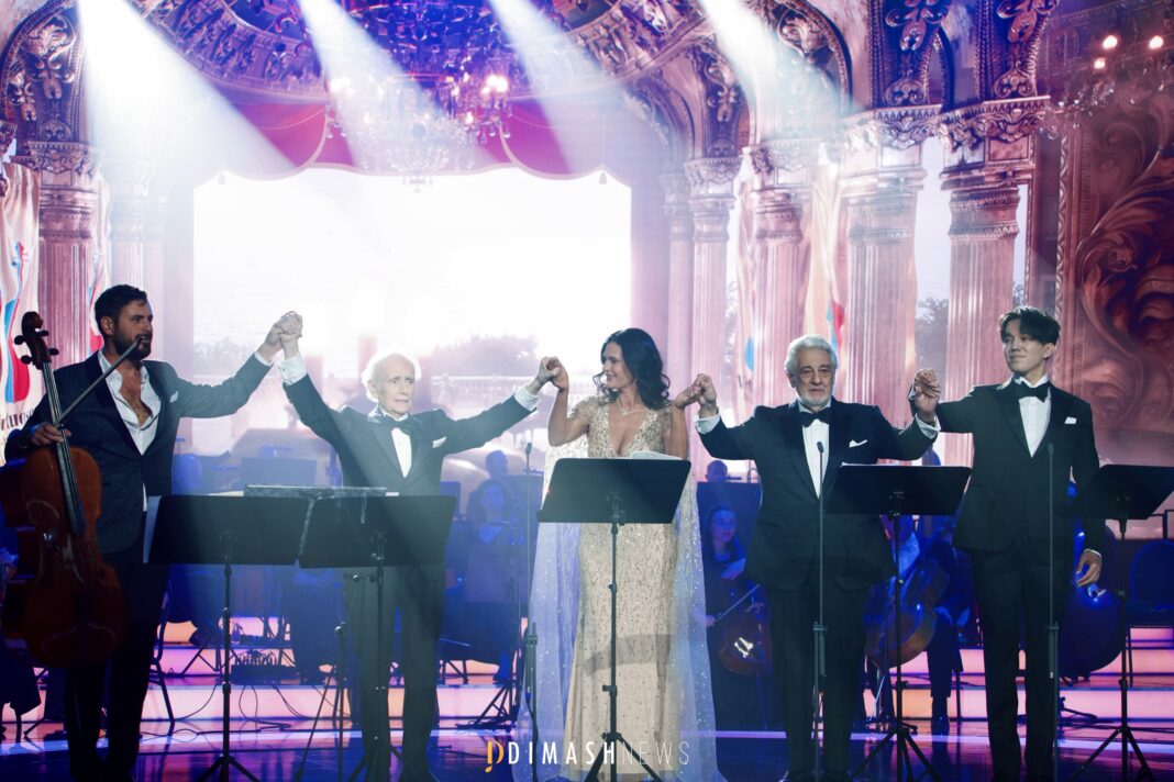 “My Way” by José Carreras, Plácido Domingo, HAUSER, and Dimash Qudaibergen on Virtuosos