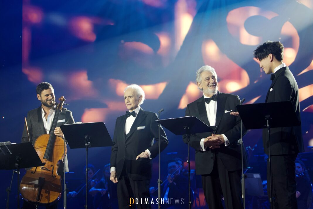 “My Way” by José Carreras, Plácido Domingo, HAUSER, and Dimash Qudaibergen on Virtuosos
