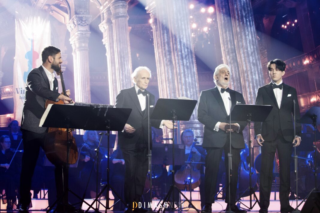 “My Way” by José Carreras, Plácido Domingo, HAUSER, and Dimash Qudaibergen on Virtuosos