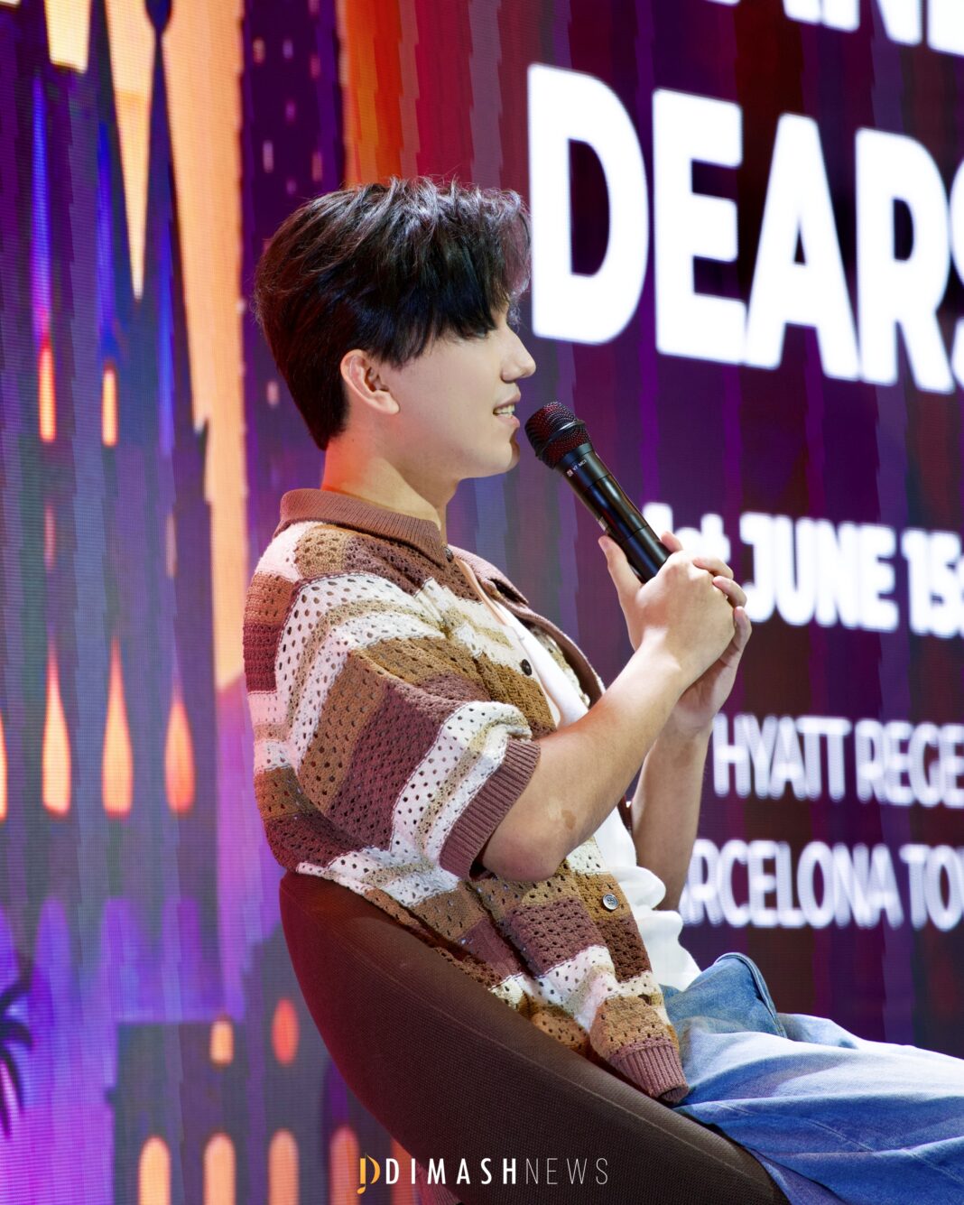 Dimash Holds Press Conference and Fan Meeting in Barcelona