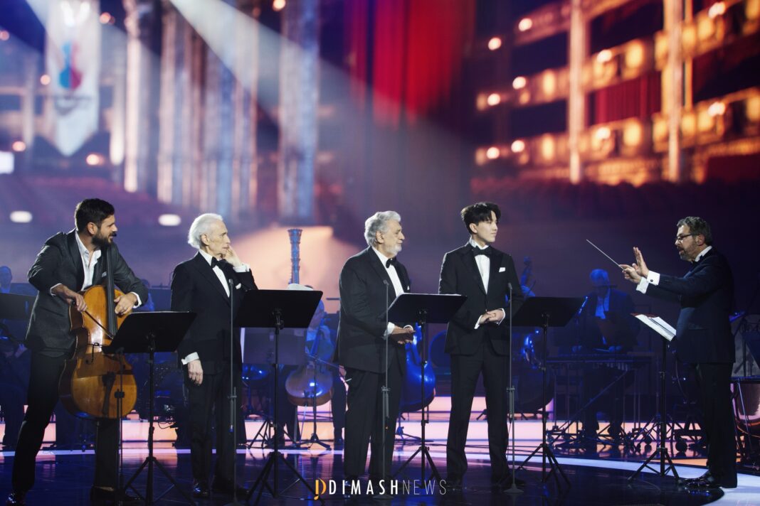 “My Way” by José Carreras, Plácido Domingo, HAUSER, and Dimash Qudaibergen on Virtuosos