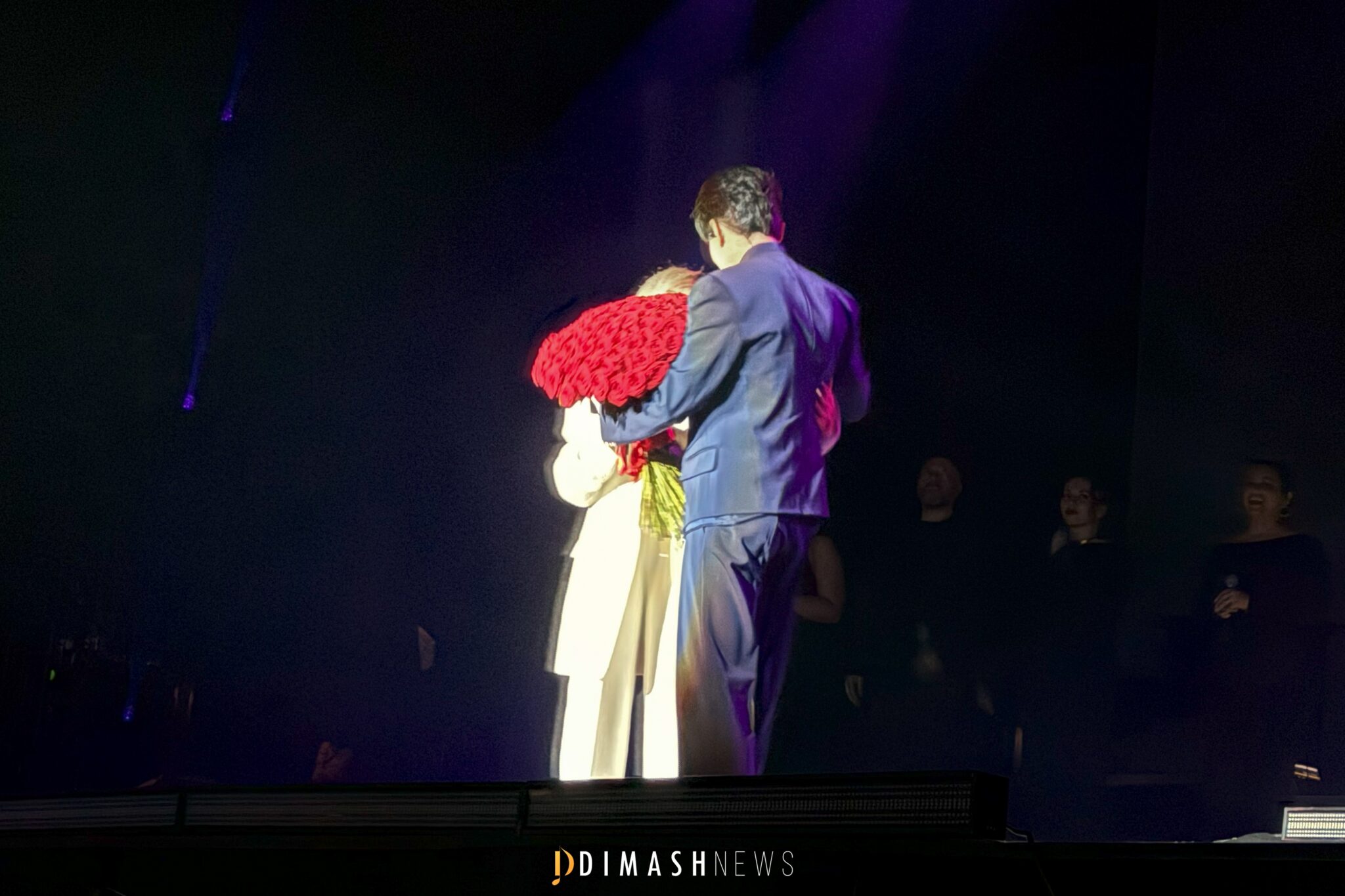 Dimash Qudaibergen Performs as Special Guest at Lara Fabian's Concert ...