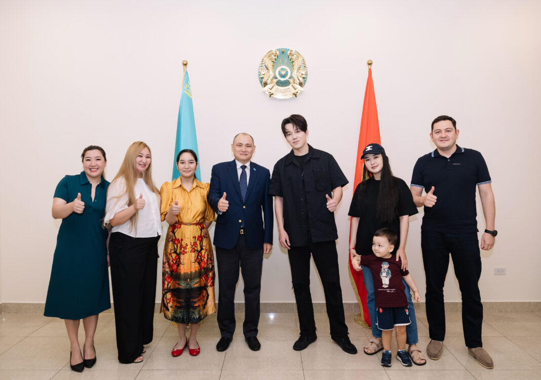 Dimash Visits the Embassy of the Republic of Kazakhstan in Vietnam