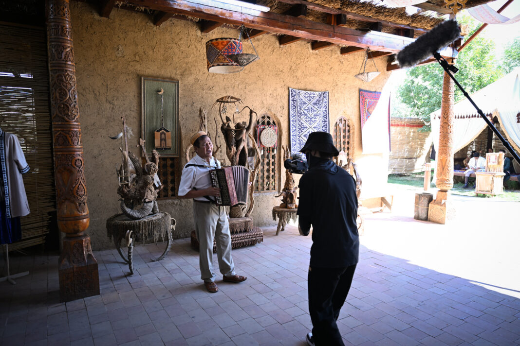 Filming of Dimash Qudaibergen's International Project  Filming of Dimash Qudaibergen's International Project "Voice Beyond Horizon" Begins in Turkistan Region