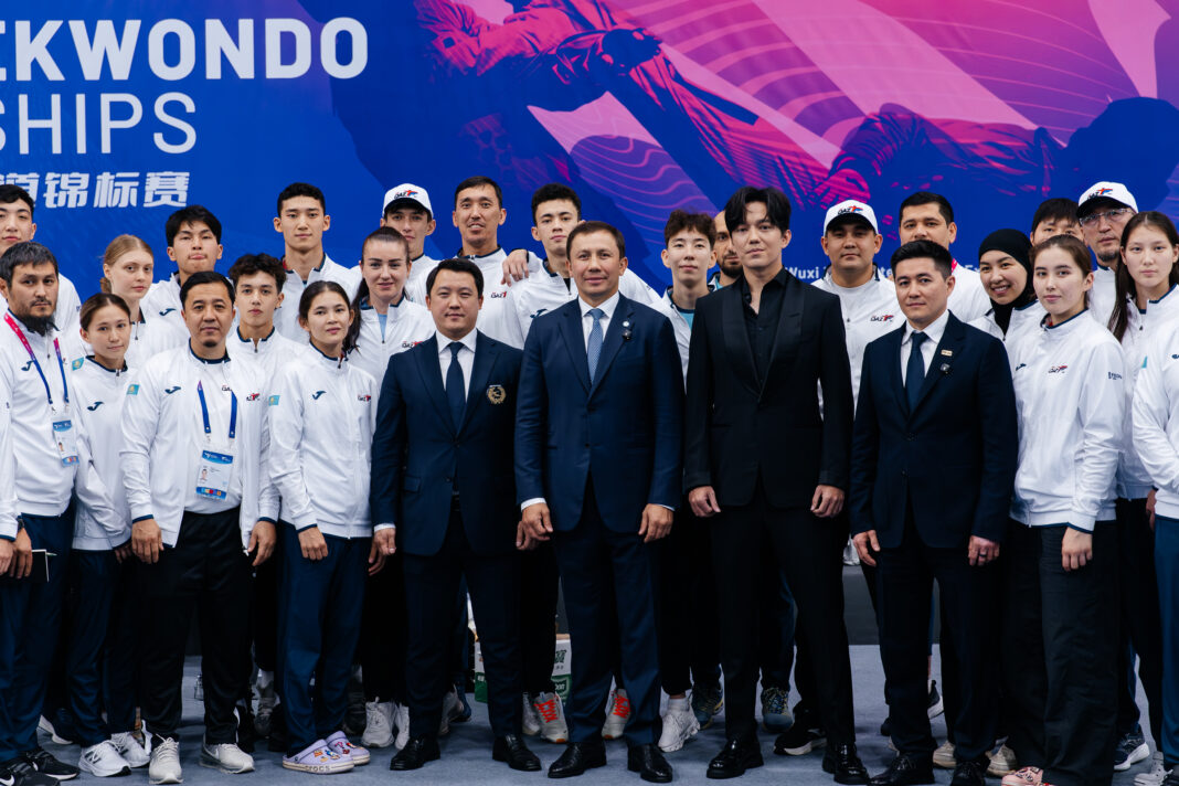 Dimash Qudaibergen and Gennadiy Golovkin support Team Kazakhstan at the World Taekwondo Championships in China Dimash Qudaibergen and Gennadiy Golovkin support Team Kazakhstan at the World Taekwondo Championships in China