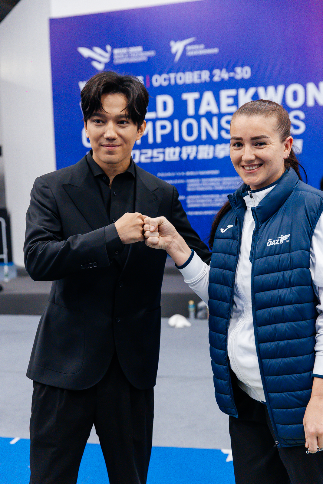 Dimash Qudaibergen and Gennadiy Golovkin support Team Kazakhstan at the World Taekwondo Championships in China Dimash Qudaibergen and Gennadiy Golovkin support Team Kazakhstan at the World Taekwondo Championships in China