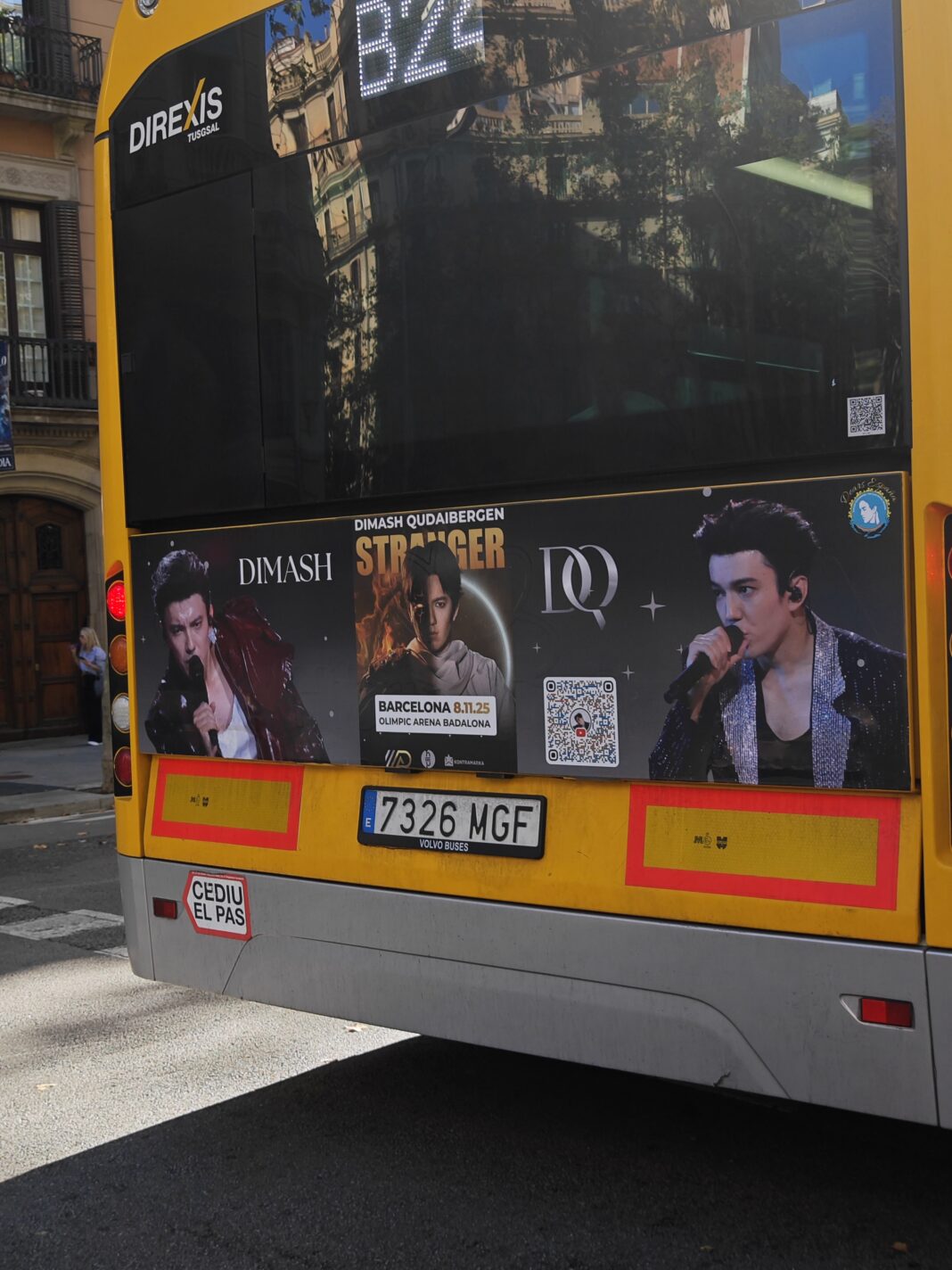 Spanish Fans Launch Bus Ads Ahead of Dimash’s Barcelona Concert