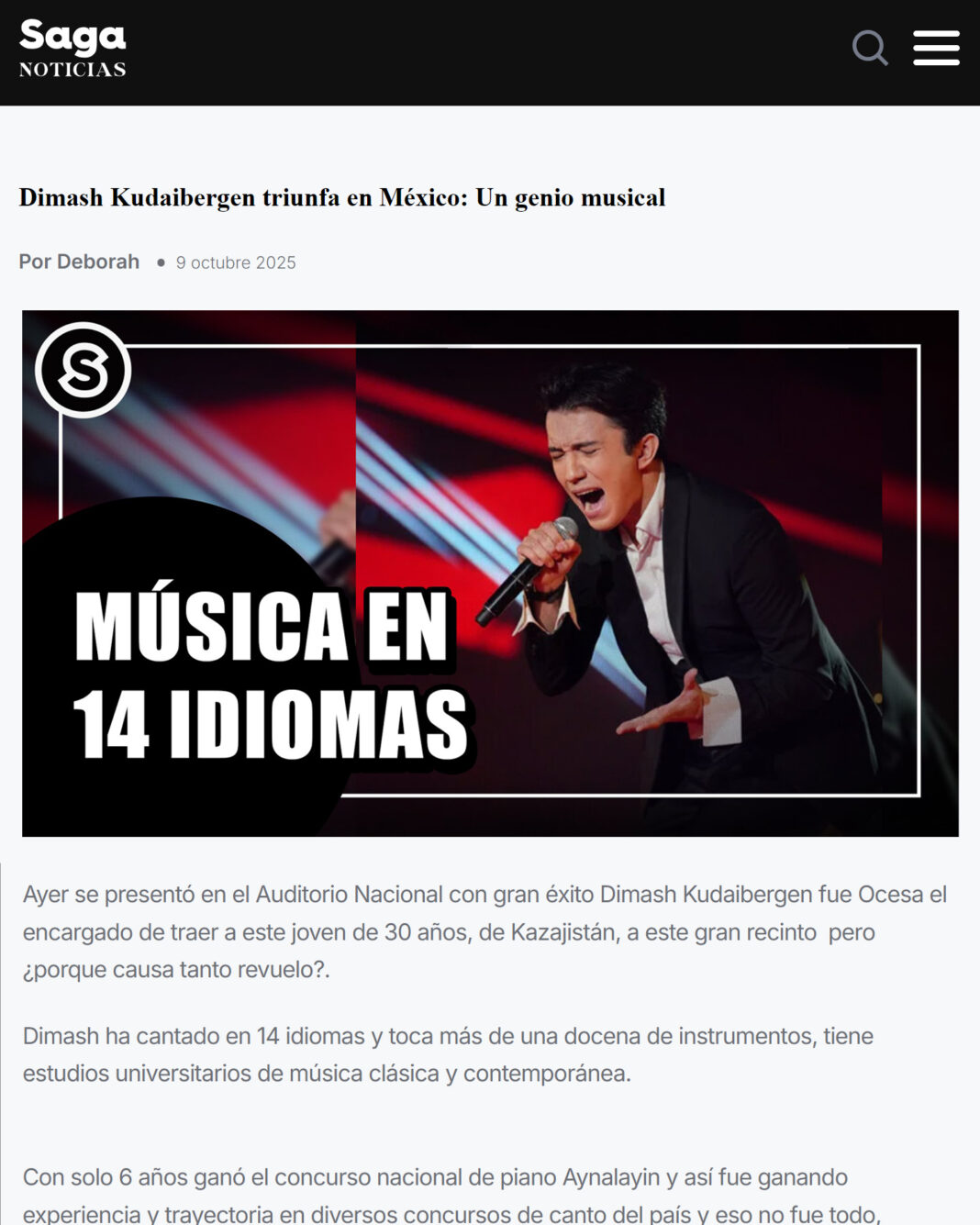 America Awaits Dimash Qudaibergen’s New Concerts – Foreign Media on the “Stranger” Shows in New York and Mexico City