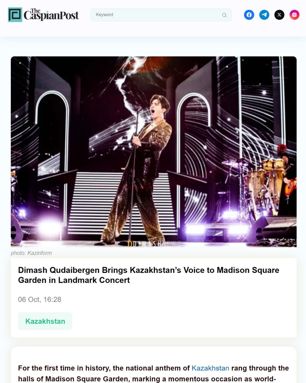 America Awaits Dimash Qudaibergen’s New Concerts – Foreign Media on the “Stranger” Shows in New York and Mexico City