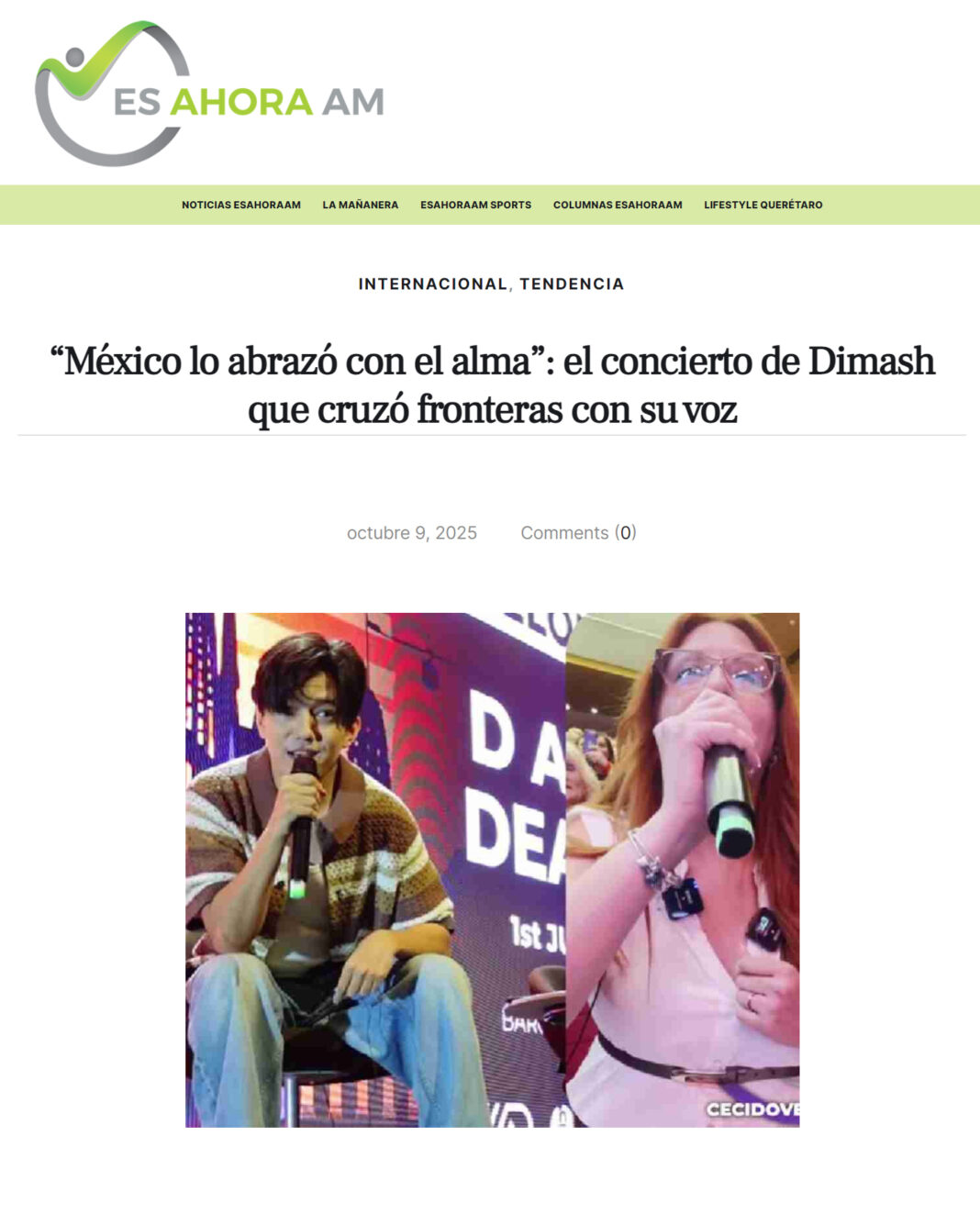“It Was a Multisensory Journey” – Mexican Media on Dimash Qudaibergen’s Concerts in Mexico City