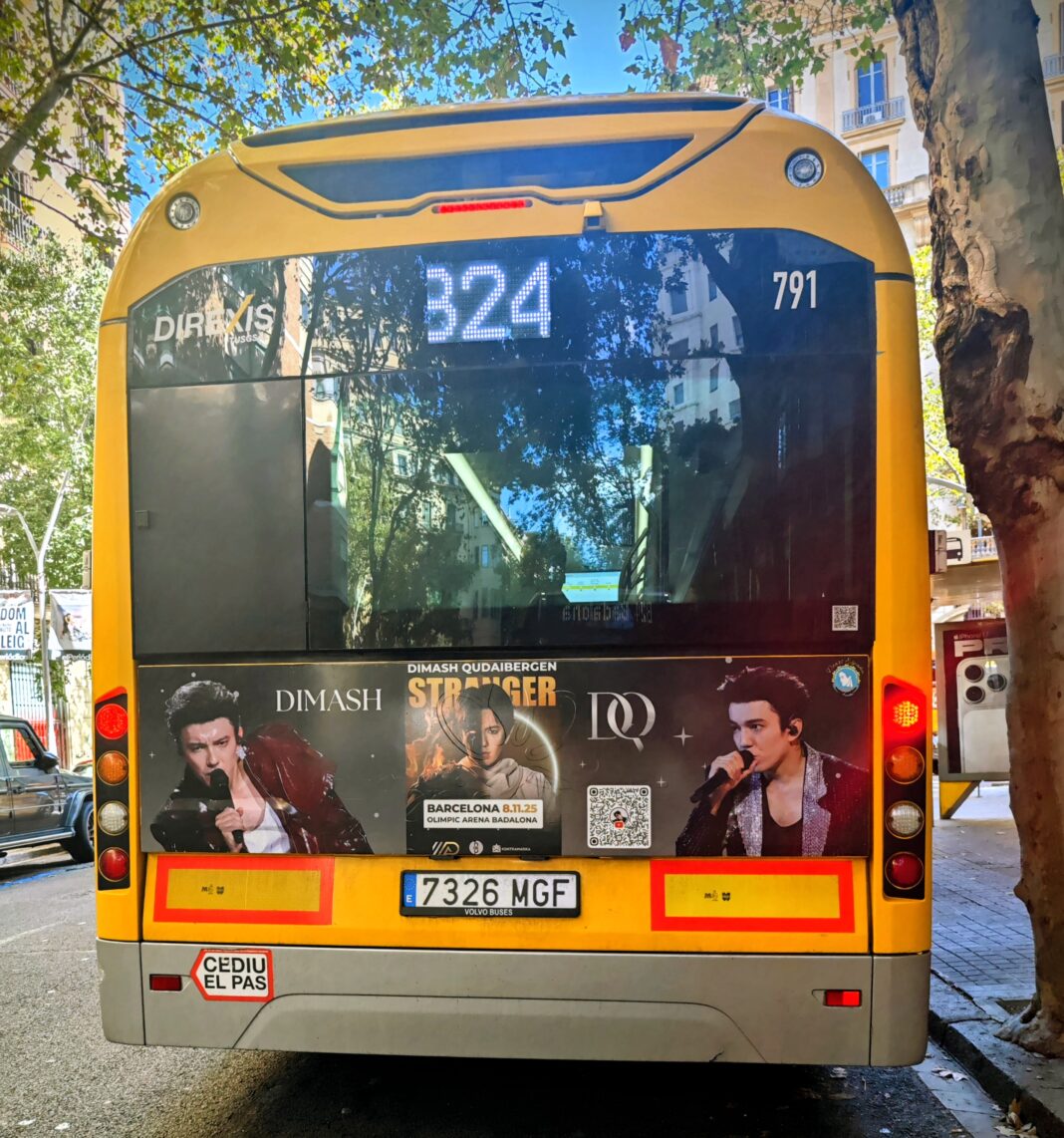 Spanish Fans Launch Bus Ads Ahead of Dimash’s Barcelona Concert
