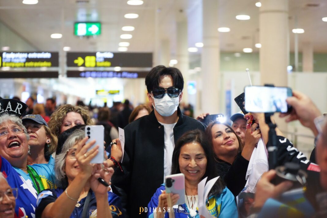“Olé, olé-olé-olé, Dimash!”: Dears welcome the Kazakh artist at Barcelona Airport