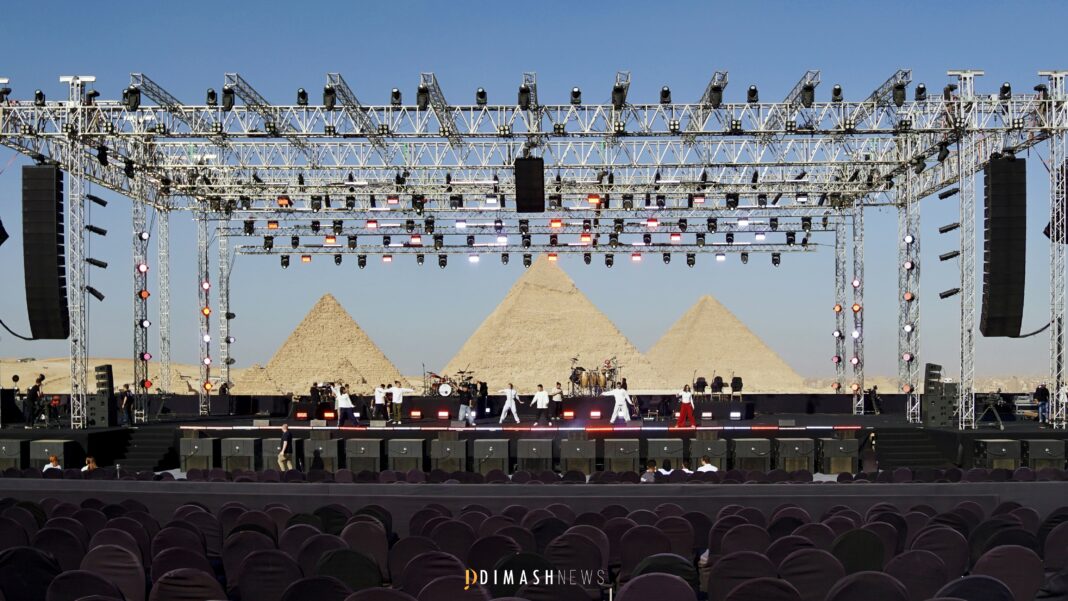 Dimash Qudaibergen and his team have arrived in Egypt to take part in the “The Pyramids Echo” festival Dimash Qudaibergen and his team have arrived in Egypt to take part in the “The Pyramids Echo” festival