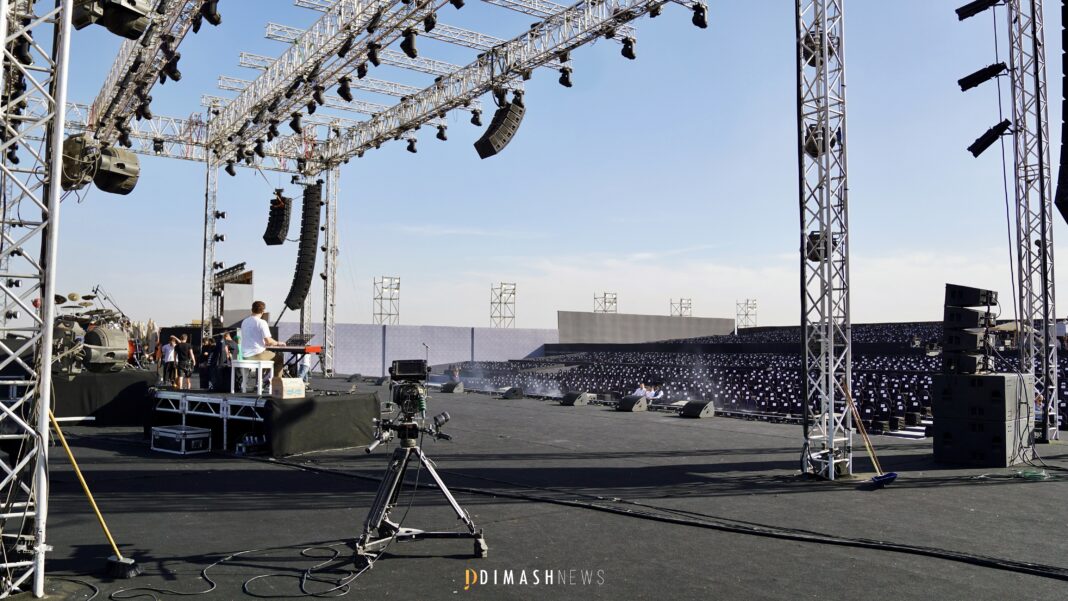 Dimash Qudaibergen and his team have arrived in Egypt to take part in the “The Pyramids Echo” festival