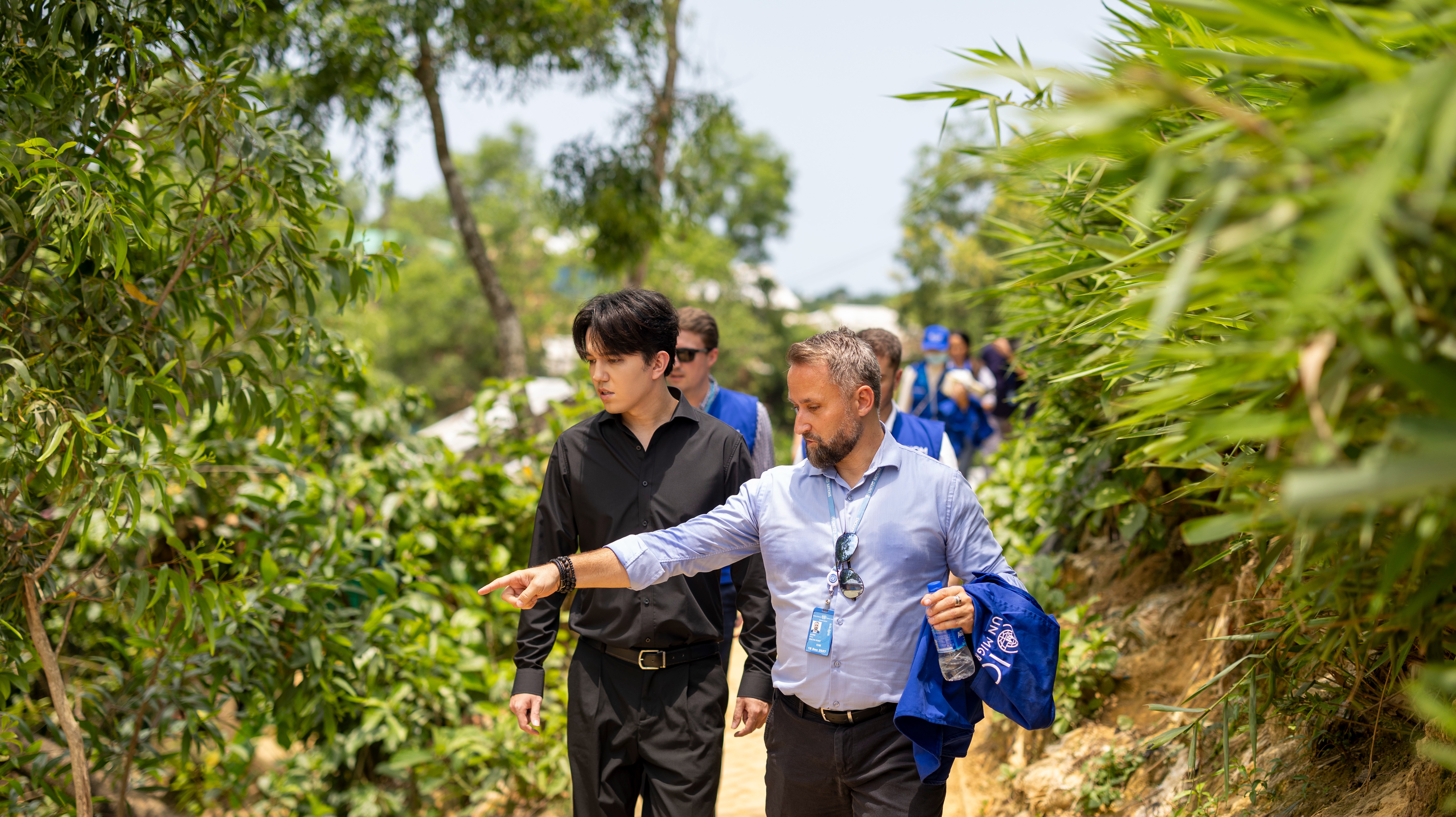 Dimash Qudaibergen Visits a Camp for Forcibly Displaced People in Cox’s Bazar Dimash Qudaibergen Visits a Camp for Forcibly Displaced People in Cox’s Bazar
