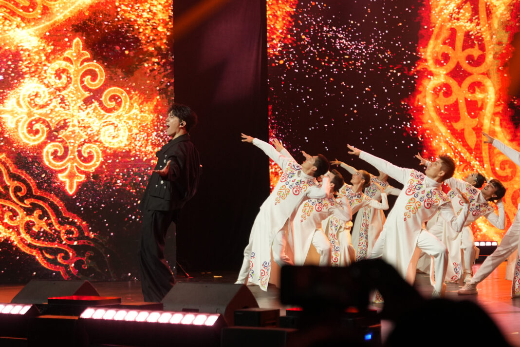 Dimash Qudaibergen Performs at the Opening of Astana Finance Days 2026